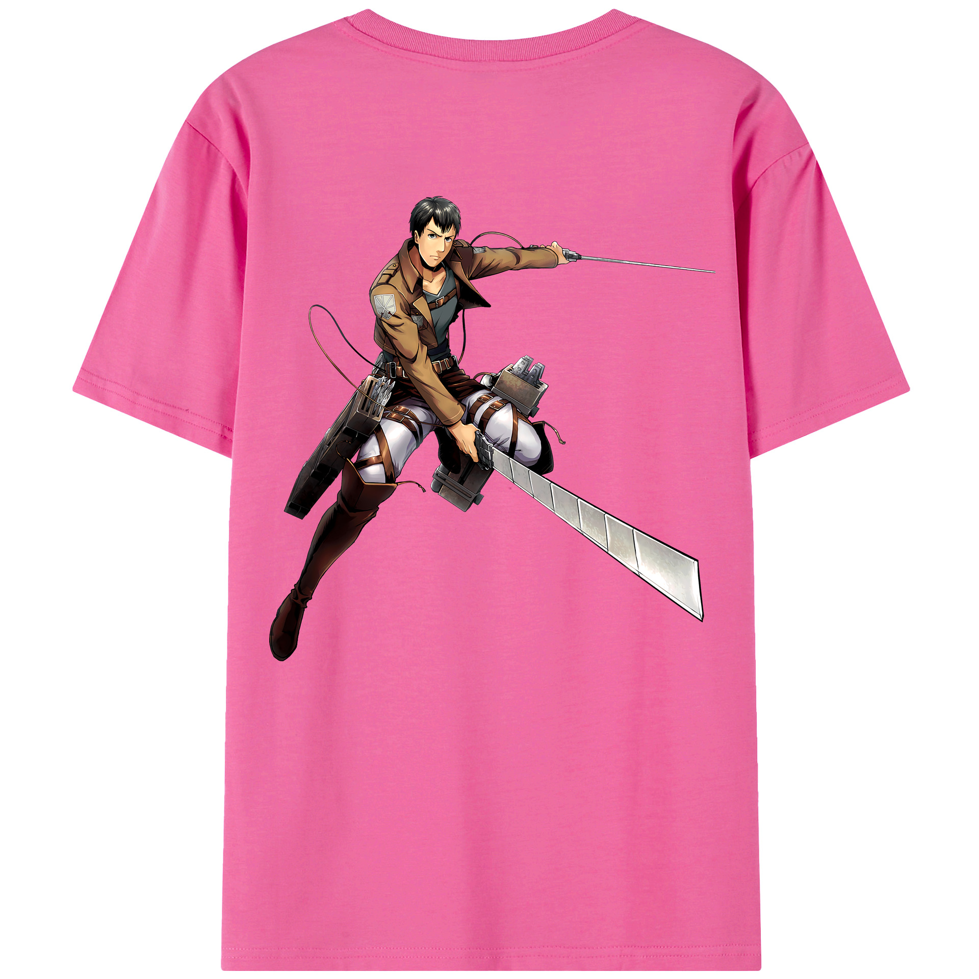 （画像用） 進撃の巨人 ベルトルト・フーバー Attack on Titan Bertholdt Hoover レディース半袖Tシャツ(バックプリント)